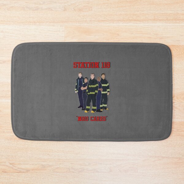 Item preview, Station 118 Motto WHO CARES! designed and sold by NewYorkTorch.