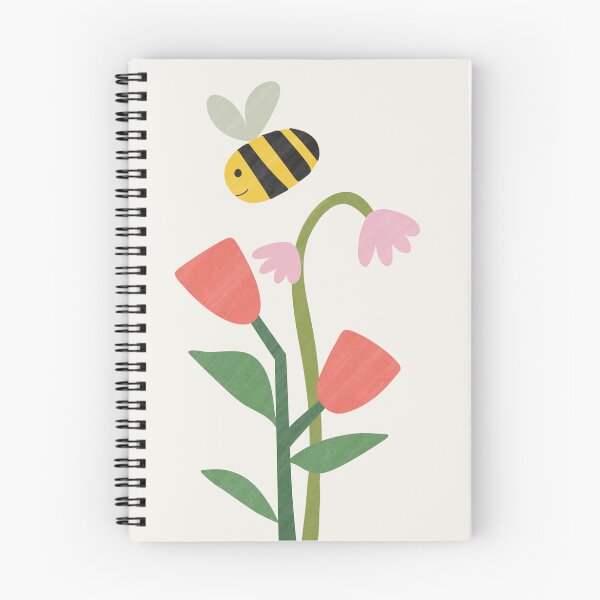 Item preview, Cute flowers and bee designed and sold by Wigley Lines Studio.