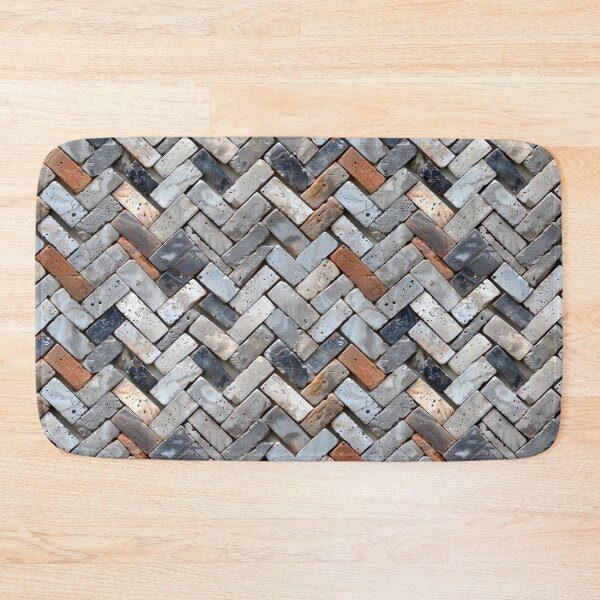 Item preview, Rustic Herringbone Brick Pavement Texture designed and sold by NTGUILTY.