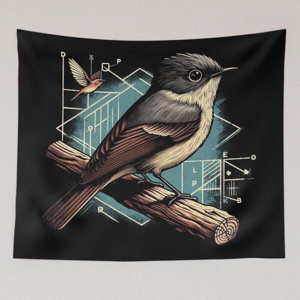 Item preview, Dusky-capped Flycatcher 4 designed and sold by theAVIARY7.
