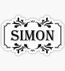 Frame Name Simon Sticker
