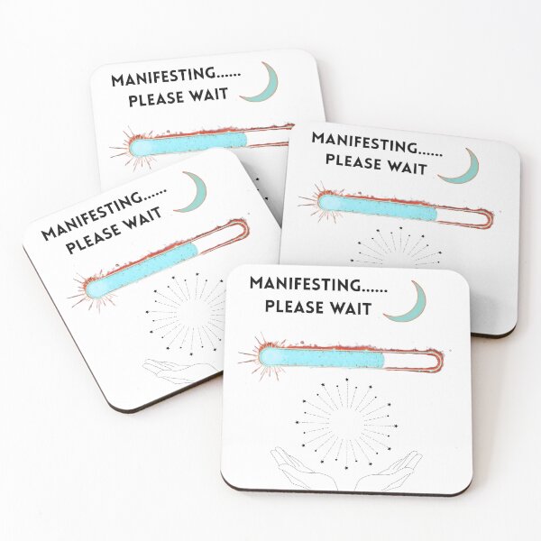 Item preview, ✨ Manifesting… Please Wait — Funny Manifestation Quote Tee ✨ designed and sold by Emerald-Arto.