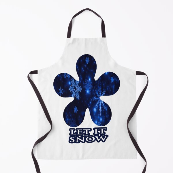 Item preview, Deep Blue Snowflake Pattern Let It Snow designed and sold by SandyMDesigns.