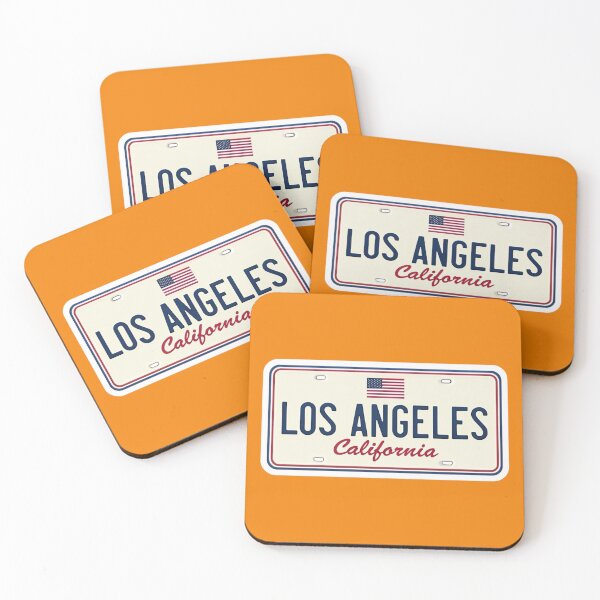 Item preview, Los Angeles License Plate Design designed and sold by Rue Market.
