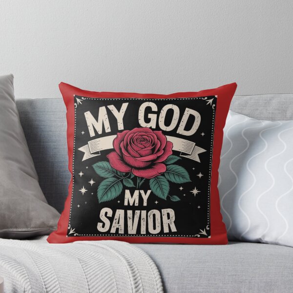 Item preview, My God, My Savior with a Rose designed and sold by RWCarpenter.