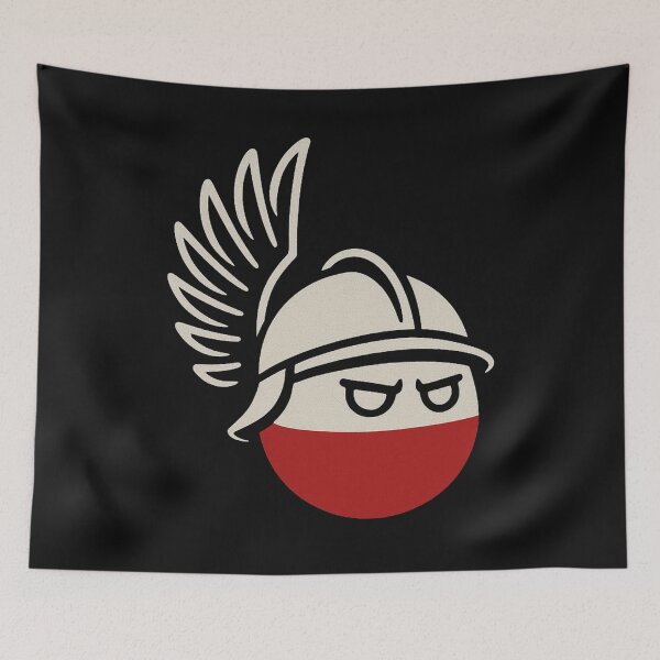 Item preview, Polandball Hussar (Countryball) designed and sold by Anniko Art Studio.