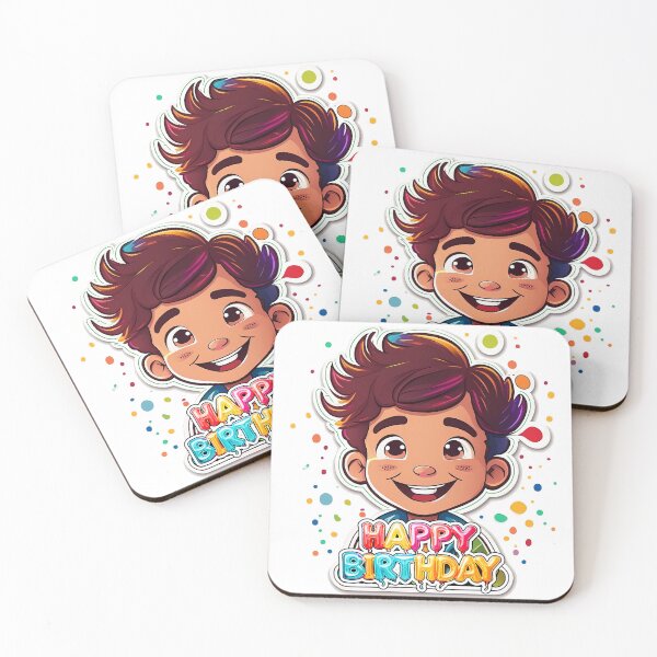 Item preview, Happy Birthday Kid with Balloon Letters designed and sold by JBGStickers.