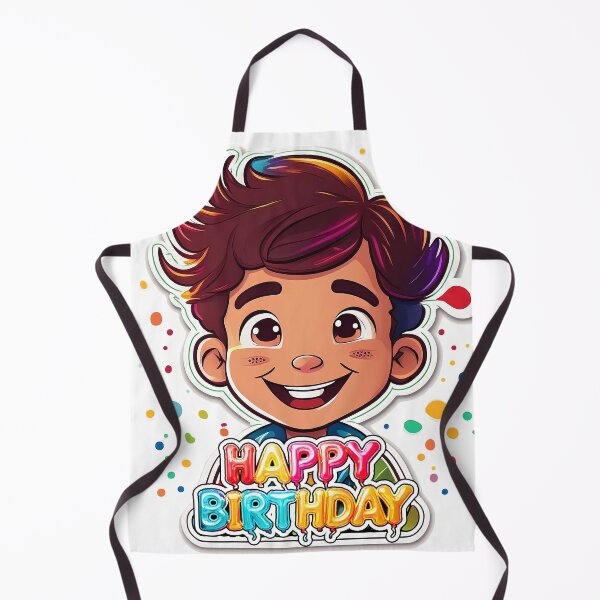 Item preview, Happy Birthday Kid with Balloon Letters designed and sold by JBGStickers.