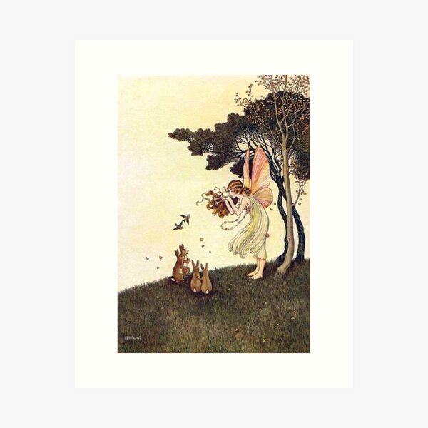 Item preview, Anne Playing the Pipes - Ida Rentoul Outhwaite designed and sold by forgottenbeauty.