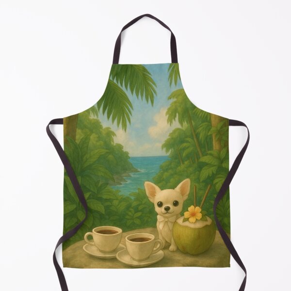Item preview, Three sips, two friends, one queen. | Chihuahua Art designed and sold by Together-in-calm.