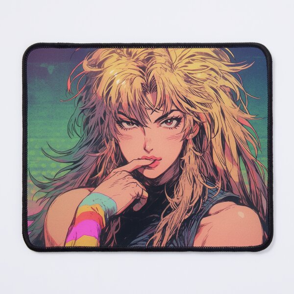 Item preview, Retro 90s Anime Muscle Girl – Colorful Strong Woman Aesthetic designed and sold by AxeWave.