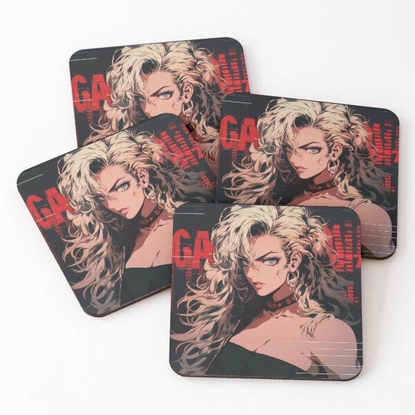 Item preview, 90s Anime Femme Fatale – Retro Punk Girl with Attitude designed and sold by AxeWave.