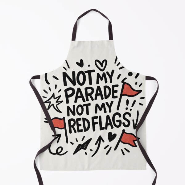 Item preview, Not My Parade, Not My Red Flags – Narcissist Awareness Doodle designed and sold by Quiet Power Co..