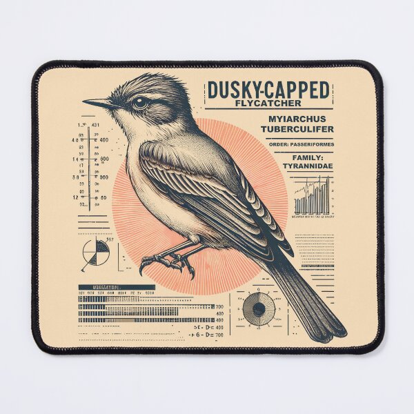 Item preview, Dusky-capped Flycatcher 6 designed and sold by theAVIARY7.