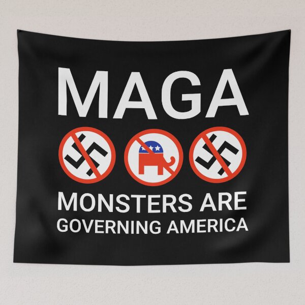 Item preview, Monsters are governing America  designed and sold by Rachel the Artist .