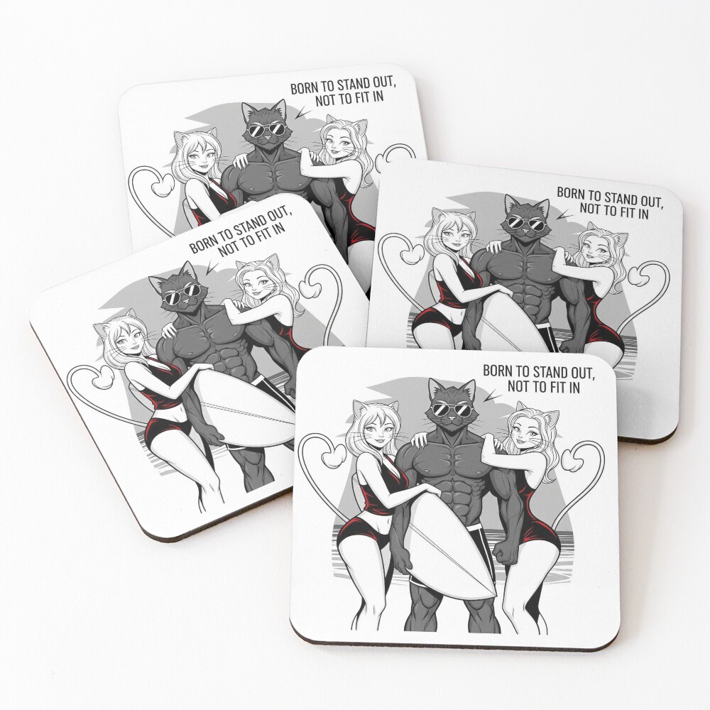 Item preview, Coasters (Set of 4) designed and sold by RITUALREBEL.