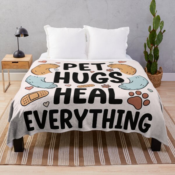 Item preview, Pet Hugs Heal Everything designed and sold by Amir Faysal.