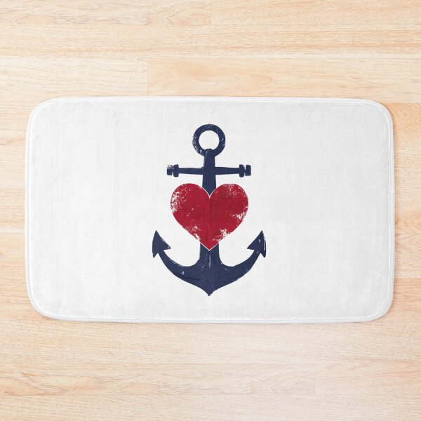 Item preview, Anchor With Heart Design Illustration designed and sold by Rue Market.