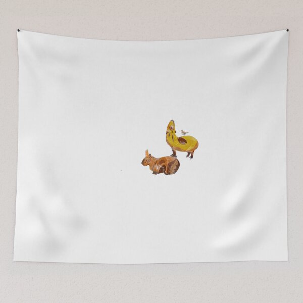 Item preview, Carefree Capybara designed and sold by helenstoryart.