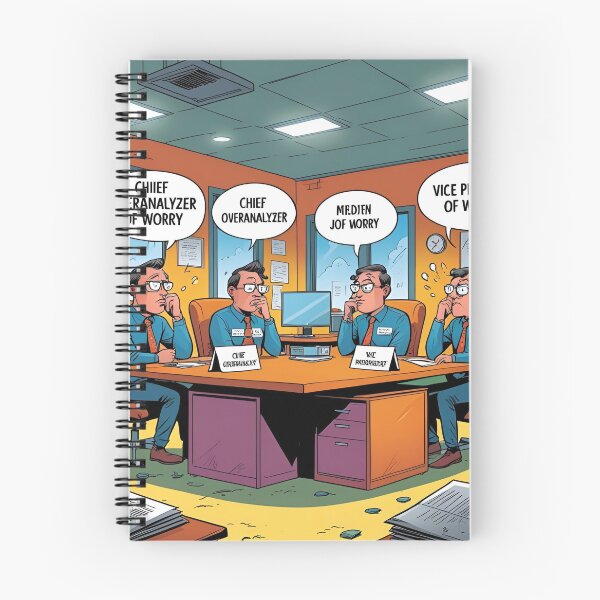 Item preview, “Overthinking Department” designed and sold by 5-Star-Shopper.