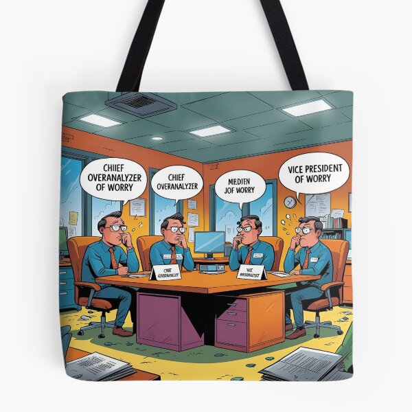 Item preview, “Overthinking Department” designed and sold by 5-Star-Shopper.