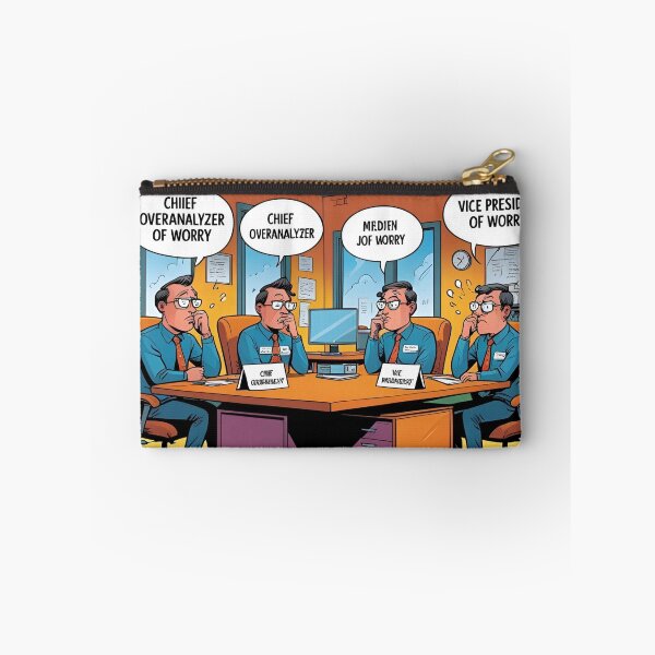 Item preview, “Overthinking Department” designed and sold by 5-Star-Shopper.