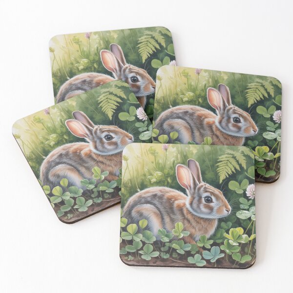 Item preview, Eastern Cottontail Rabbit designed and sold by theartfulaspie.