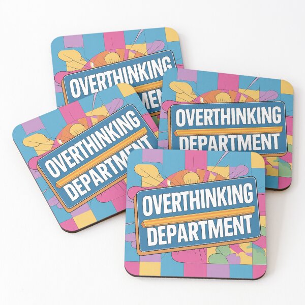 Item preview, Overthinking office designed and sold by 5-Star-Shopper.