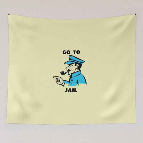 Item preview, Illustration of Go to Jail Icon designed and sold by Rue Market.