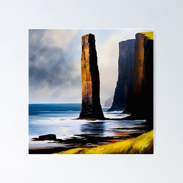 Item preview, Old Man of Hoy designed and sold by Island Art Studios.