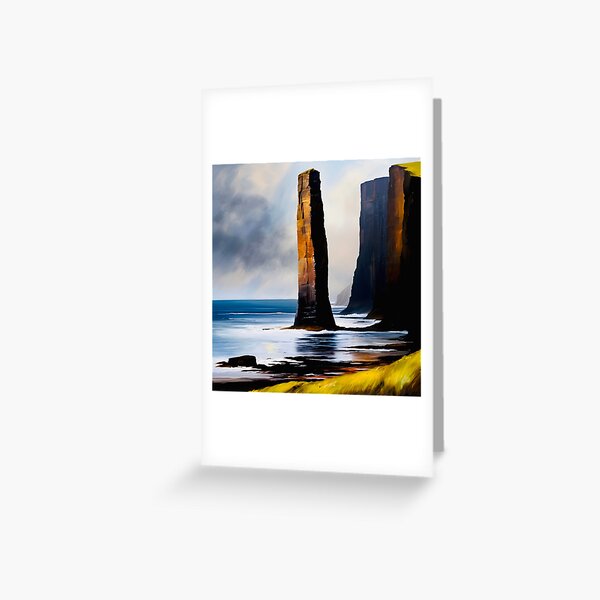 Item preview, Old Man of Hoy designed and sold by Island Art Studios.