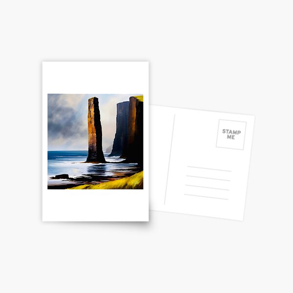 Item preview, Old Man of Hoy designed and sold by Island Art Studios.