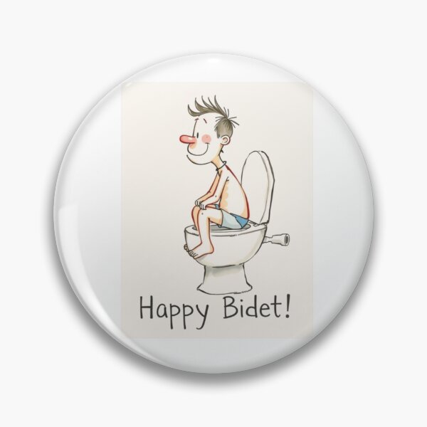 Item preview, Happy Bidet birthday toilet Gift cute meme boyfriend designed and sold by CheeseBlueprint.