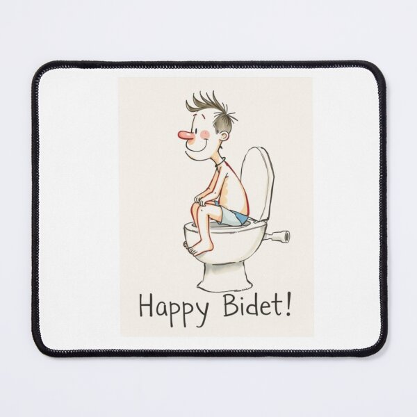 Item preview, Happy Bidet birthday toilet Gift cute meme boyfriend designed and sold by CheeseBlueprint.