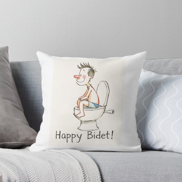 Item preview, Happy Bidet birthday toilet Gift cute meme boyfriend designed and sold by CheeseBlueprint.