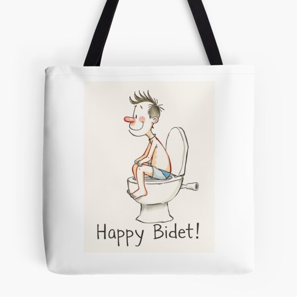 Item preview, Happy Bidet birthday toilet Gift cute meme boyfriend designed and sold by CheeseBlueprint.