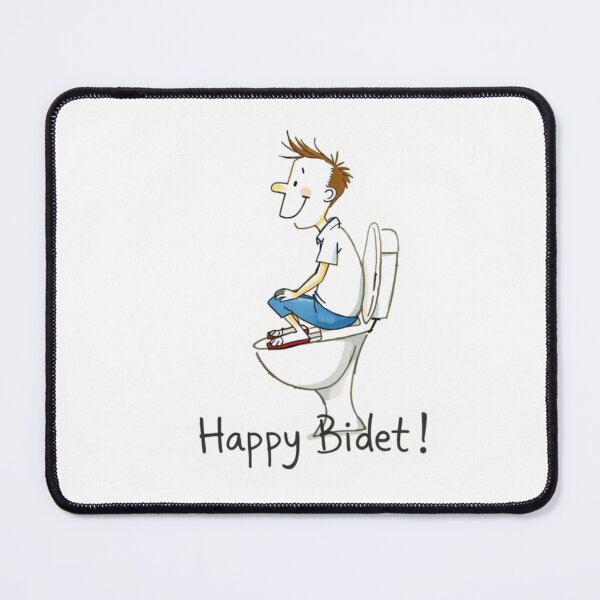 Item preview, Happy Bidet birthday toilet Gift cute meme boyfriend designed and sold by CheeseBlueprint.