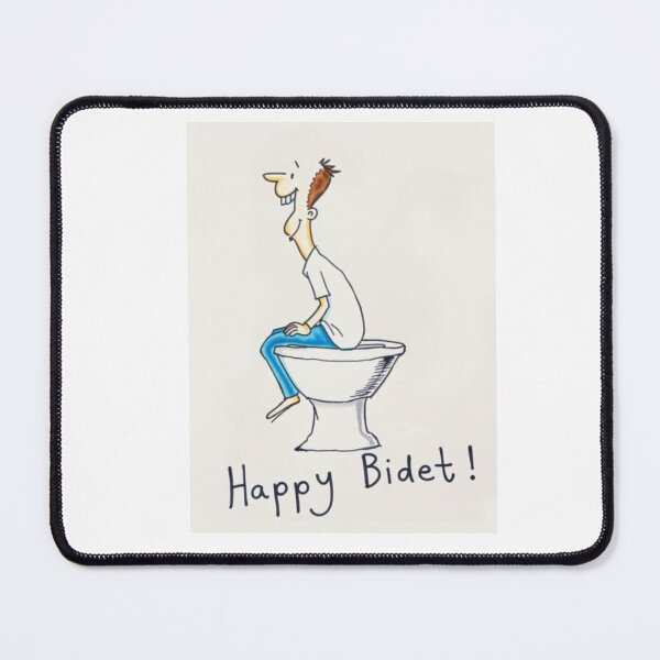 Item preview, Happy Bidet birthday toilet Gift cute meme boyfriend designed and sold by CheeseBlueprint.