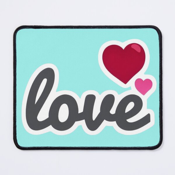 Item preview, Love Text with Heart Graphics designed and sold by Rue Market.