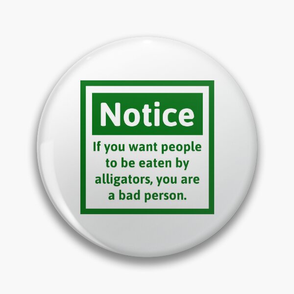 Item preview, Notice opposing Alligator Alcatraz   designed and sold by Rachel the Artist .