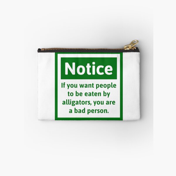 Item preview, Notice opposing Alligator Alcatraz   designed and sold by Rachel the Artist .