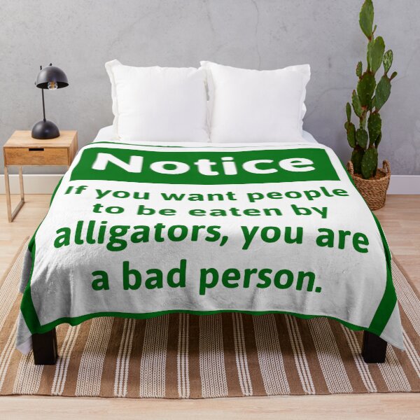 Item preview, Notice opposing Alligator Alcatraz   designed and sold by Rachel the Artist .
