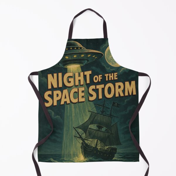Item preview, Poster, Space Storm Marine Night designed and sold by JonelleTshirts.
