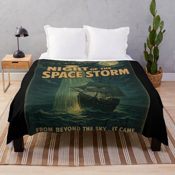 Item preview, Poster, Space Storm Marine Night designed and sold by JonelleTshirts.