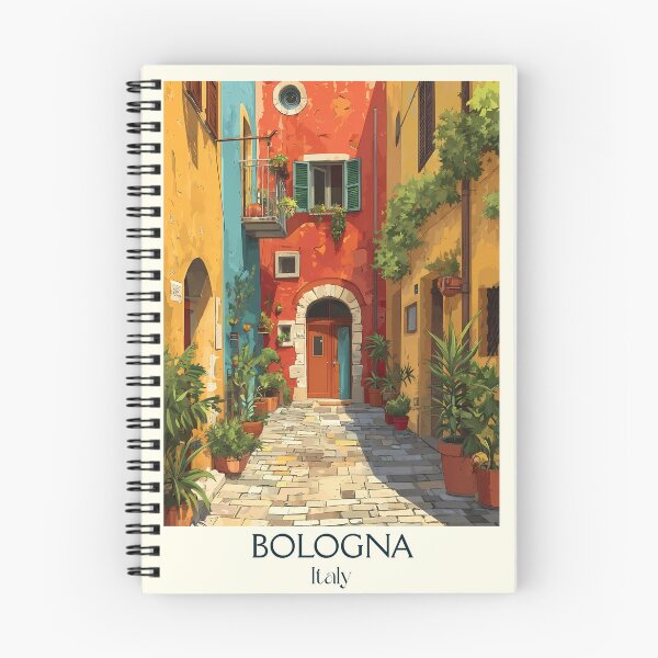 Item preview, Bologna Italy Poster – Medieval Towers Vintage Travel Art designed and sold by TuncGK.