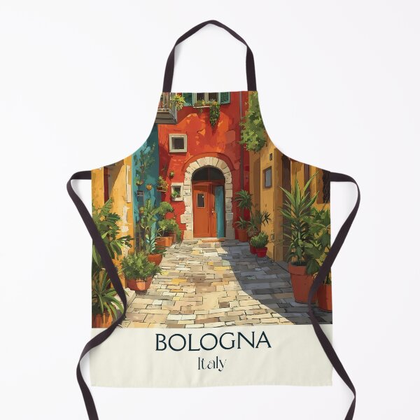 Item preview, Bologna Italy Poster – Medieval Towers Vintage Travel Art designed and sold by TuncGK.