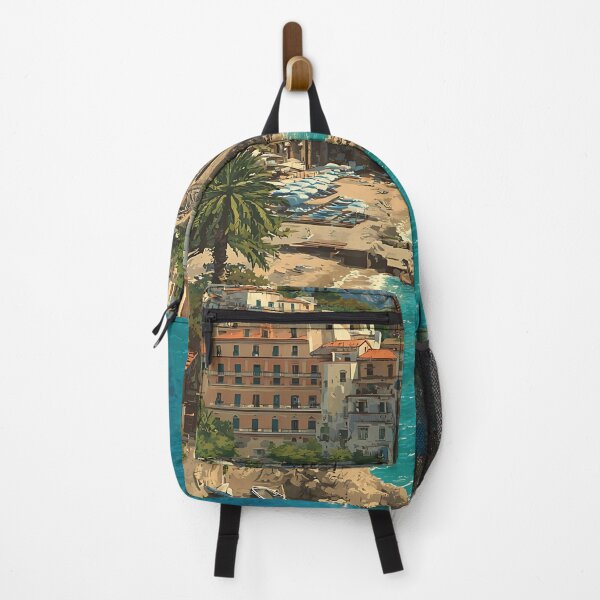 Item preview, Capri Island Poster – Mediterranean Dream Vintage Art designed and sold by TuncGK.