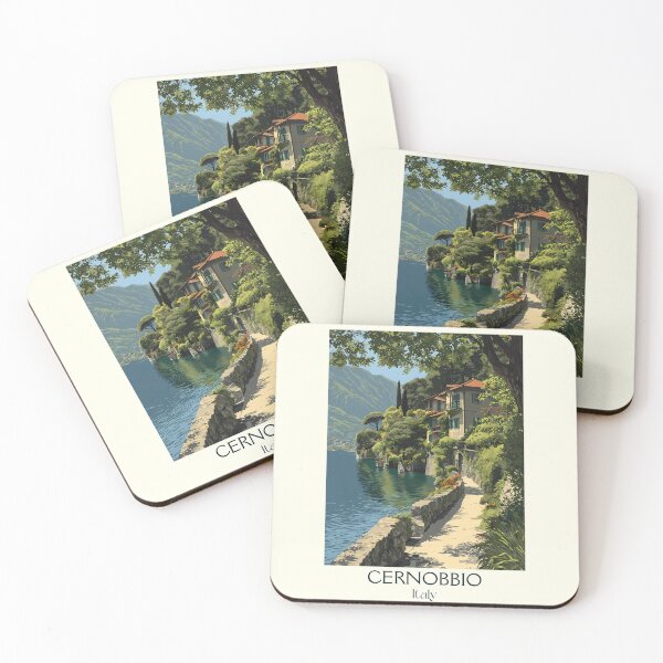Item preview, Cernobbio Lake Como – Italian Lakeside Villa Art designed and sold by TuncGK.