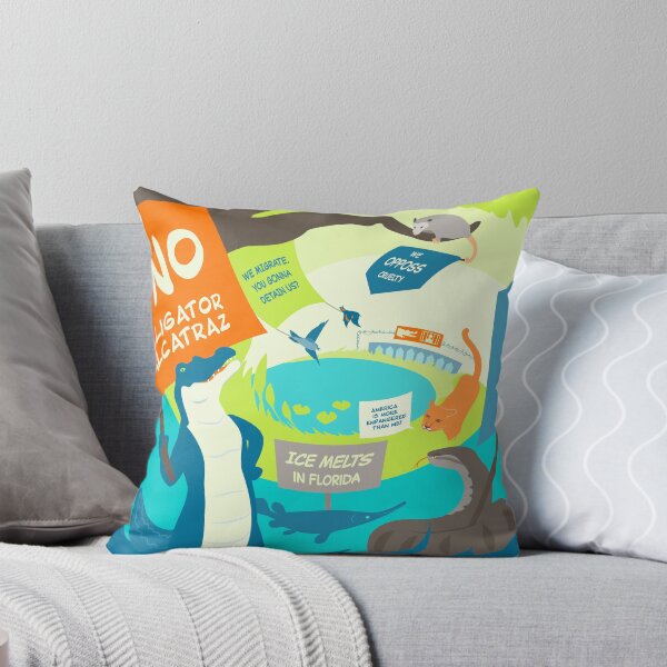 Item preview, NO Alligator Alcatraz — protest art designed and sold by Hrutger.