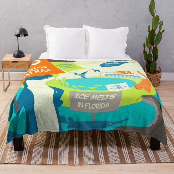 Item preview, NO Alligator Alcatraz — protest art designed and sold by Hrutger.